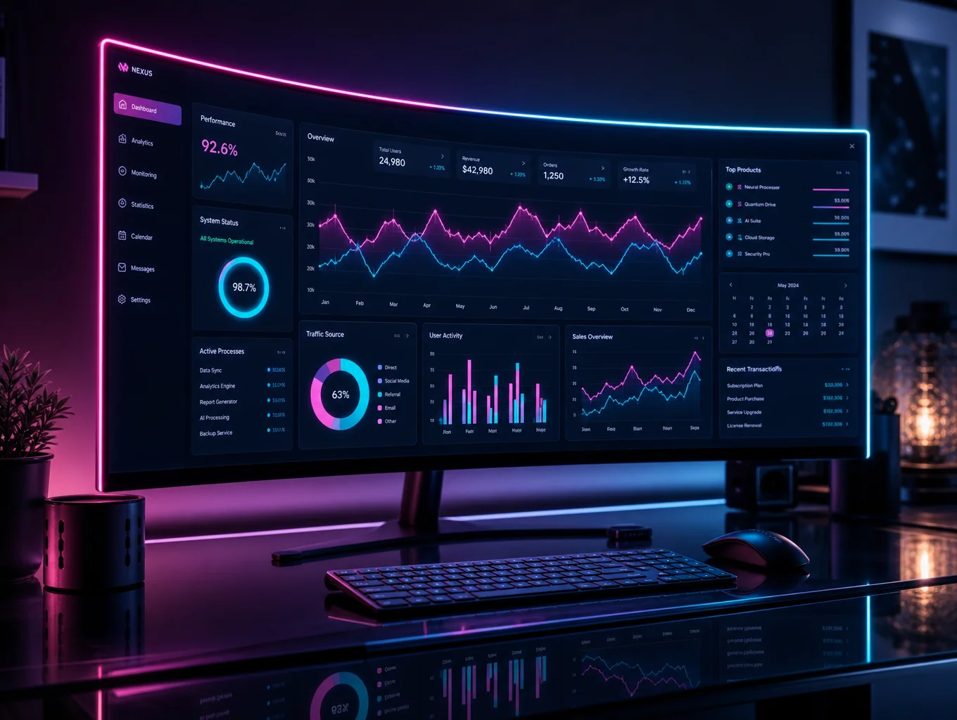 Pine Playerz Media influencer campaign strategy dashboard